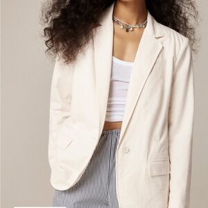 NWT J. Crew Women's Off-White Blazer-